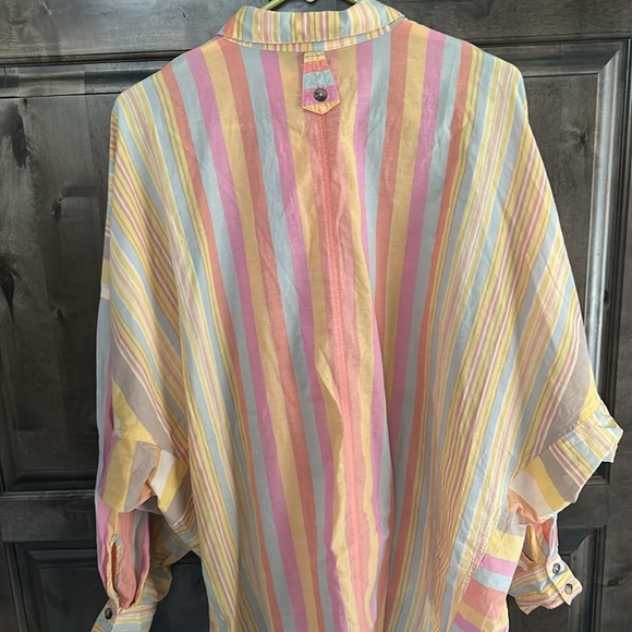 NWT Urban Outfitters BDG Oversized Striped Button Down 100% Cotton Size Small - Picture 6 of 13